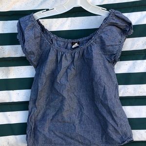 J crew Denim top